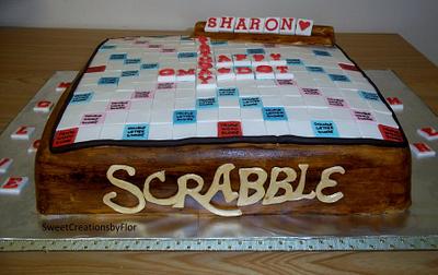 Scrabble cake - Cake by SweetCreationsbyFlor