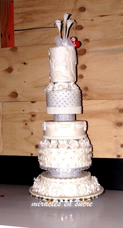 wedding cake - Cake by miracles_ensucre