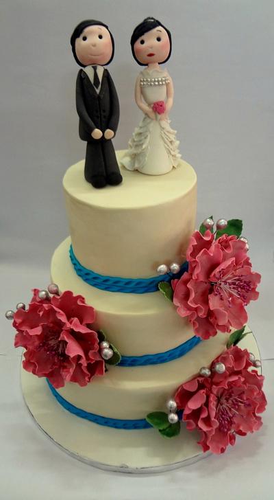 Monsoon wedding cake - Cake by Alison Menezes
