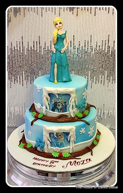 Frozen theme cake - Cake by The House of Cakes Dubai