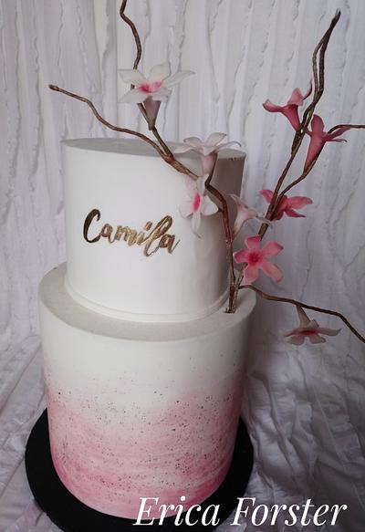 Watercolor  Camila - Cake by Erica Förster