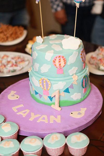 1st birthday - Cake by AsmaaNabeel