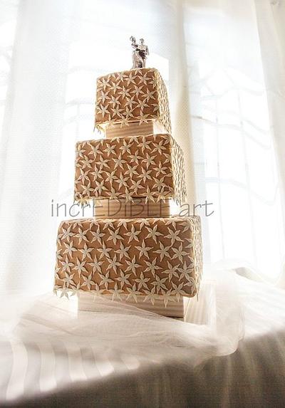 Ethereal Delight-Wedding cake Inspired by Zoe Clark - Cake by Rumana Jaseel
