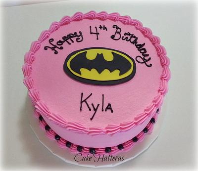 Pink Batman Cake - Cake by Donna Tokazowski- Cake Hatteras, Martinsburg WV