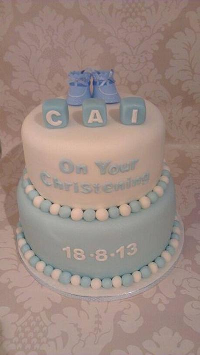 christening cake - Cake by funkyandfabulous