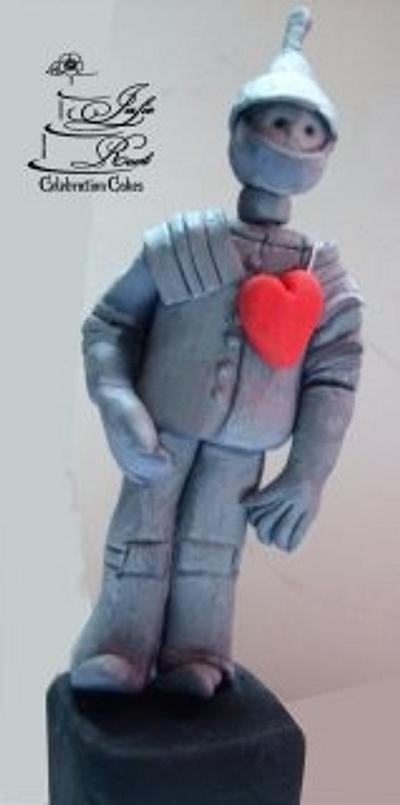 CPC Oz Collaboration - Tinman  - Cake by Julie Reed Cakes