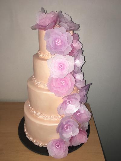 Story of my life in weddingcake - Cake by Rianne