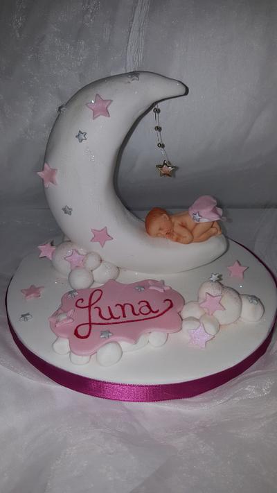 Moon Baby Topper - Cake by Sabine Schieber 