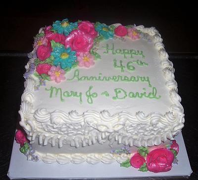 46th Anniversary - Cake by BettyA
