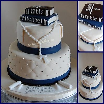 Confirmation Cake  - Cake by It's a Cake Thing 
