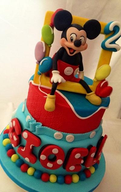 mickey mouse - Cake by donatellacakes72