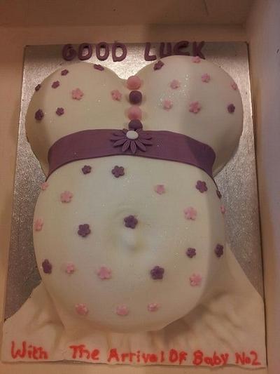Baby Bump Cake - Cake by Lynette Conlon