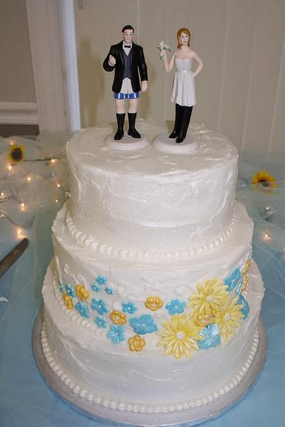 This Bride wears the pants...lol - Cake by Dee