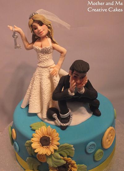 Sunflower Wedding - Cake by Mother and Me Creative Cakes