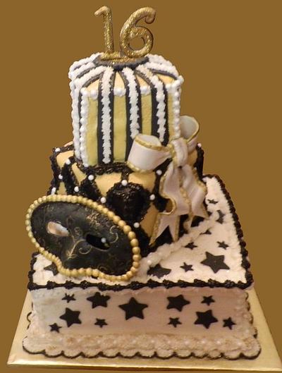 Madison's 16th Birthday  - Cake by Linda Wolff