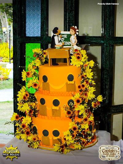 Teachers' Orange Wedding - Cake by Joy Lyn Sy Parohinog-Francisco