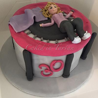 Trampoline cake - Cake by Liz