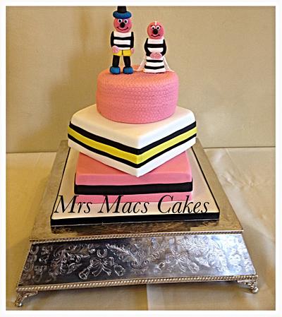 Giant liquorish allsorts cake - Cake by Mrs Macs Cakes