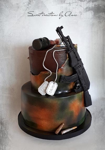 Military cake - Cake by Ania - Sweet creations by Ania