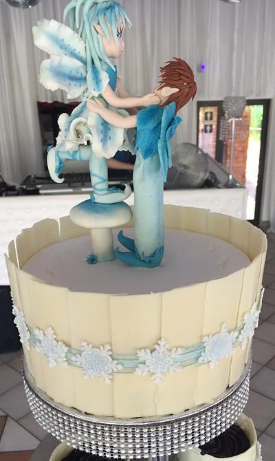 Blue Fairies - Cake by Beverley