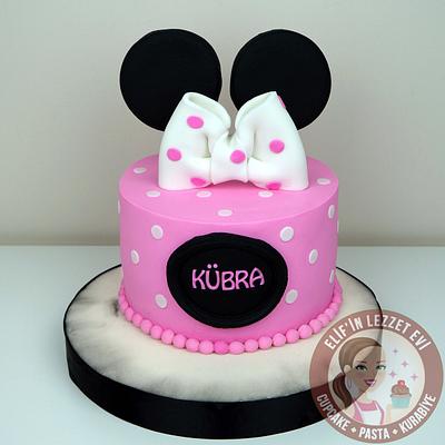 Minnie Mouse Cake - Cake by elifinlezzetevi