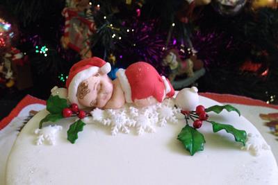 Christmas wishes - Cake by Znique Creations