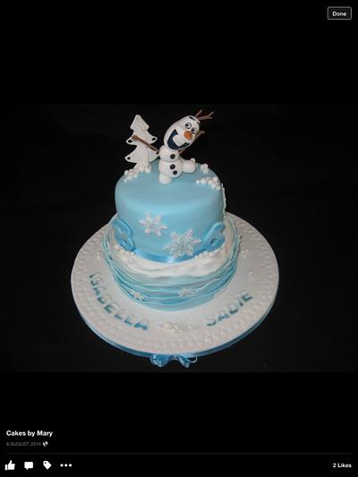Frozen - Cake by marynash13