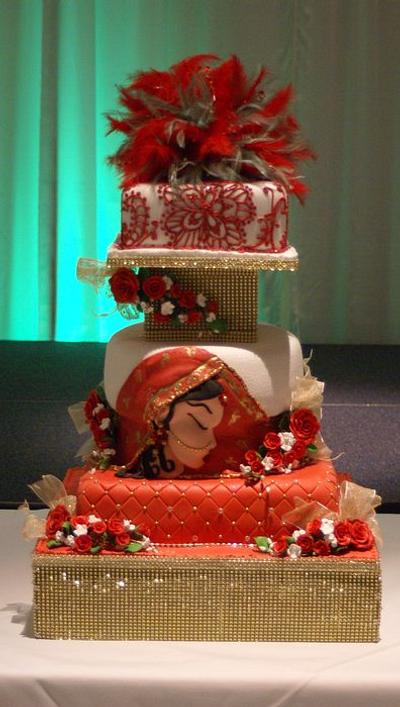 Asian Bride - Cake by Kelly Anne Smith
