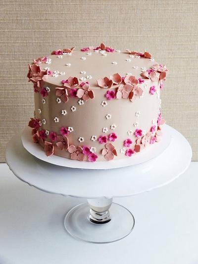 Romantic flowers - Cake by Margarida Abecassis