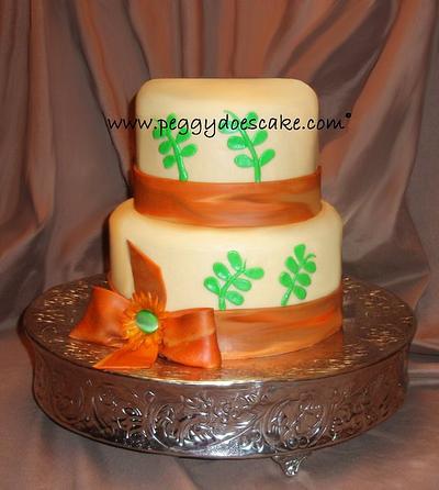 Autumn Wedding Cake - Cake by Peggy Does Cake