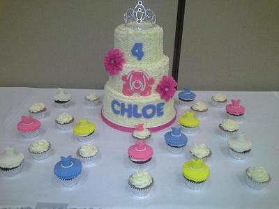 Princess  ruffel Cake - Cake by Ashleylavonda