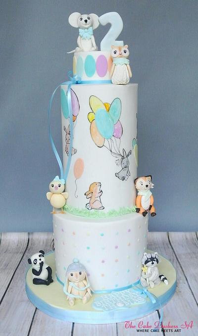 The Tale of the Magical Easter Eggs - Cake by Sumaiya Omar - The Cake Duchess 
