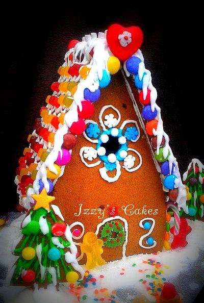 Gingerbread and Candy House - Cake by The Rosehip Bakery