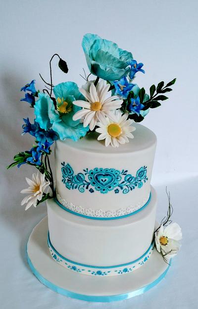 Folklore wedding cake - Cake by alenascakes
