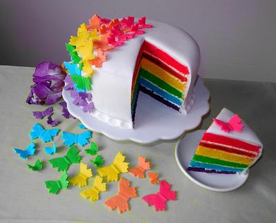 Rainbow Cake - Cake by Dana 