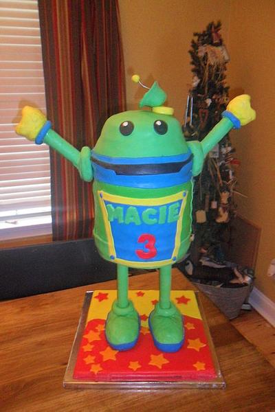 Bot from team umizoomi - Cake by Angela