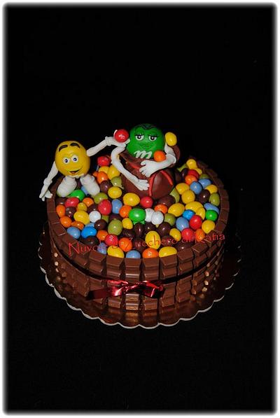 m&m's Cake - Cake by NuvolediZuccherodiKatia