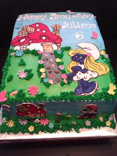 Happy SmurfDay!! - Cake by Jody Wilson