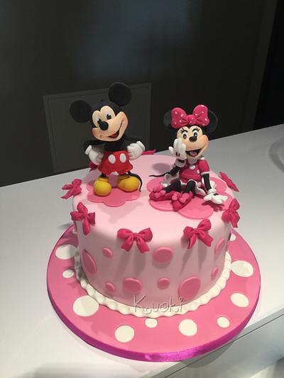 Minnie and Mikey  - Cake by Donatella Bussacchetti