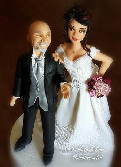 Wedding topper  - Cake by Michela di Bari