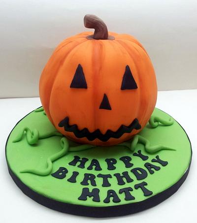 Halloween Birthday Cake - Cake by Sarah Poole