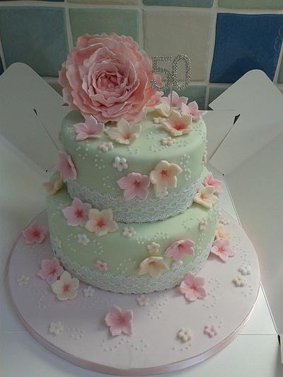 50th birthday cake - Cake by lucysyummycakes