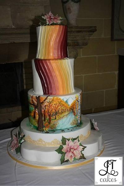 Wedding cake. - Cake by JT Cakes