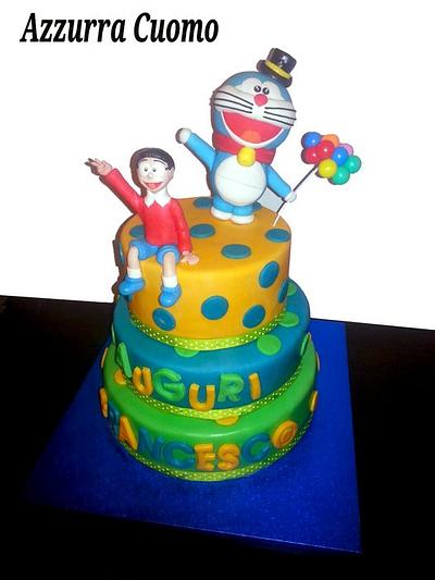 Doraemon cake!  - Cake by Azzurra Cuomo Cake Art
