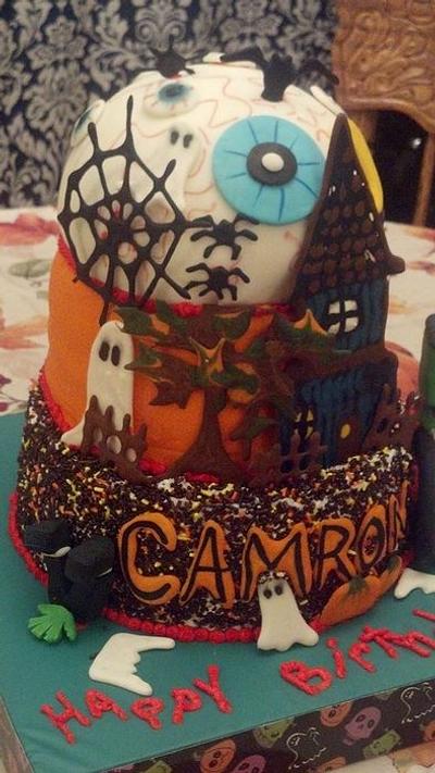 Haunted Halloween - Cake by Sherry's Sweet Shop
