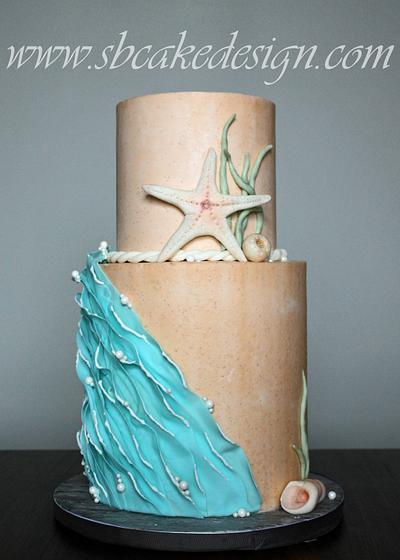 Sweet Beach Birthday for my daughter :) - Cake by Shannon Bond Cake Design
