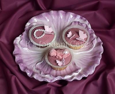 Vintage Butterfly Cupcakes - Cake by K's fondant Cakes
