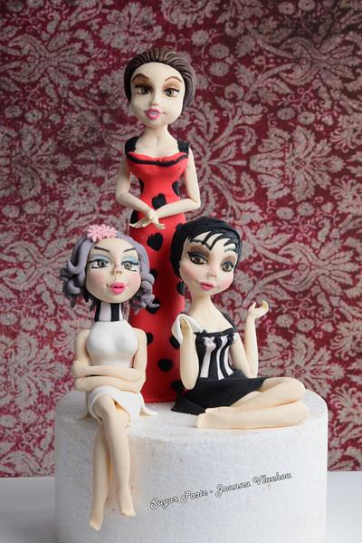 fashion girls!! - Cake by Joanna Vlachou
