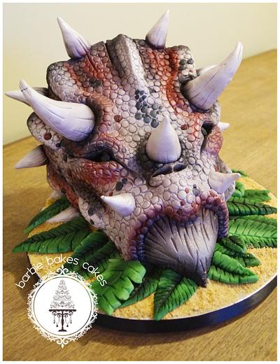 Dinosaur Cake - Cake by Barbie Bakes Cakes