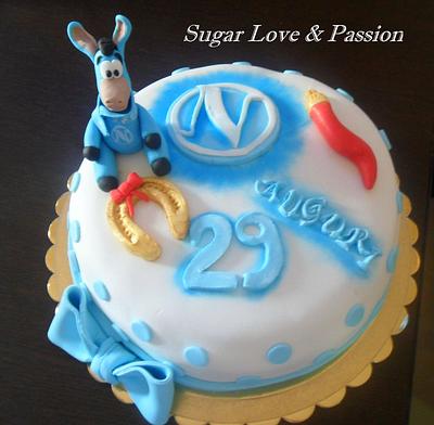 Neaples Football's cake - Cake by Mary Ciaramella (Sugar Love & Passion)